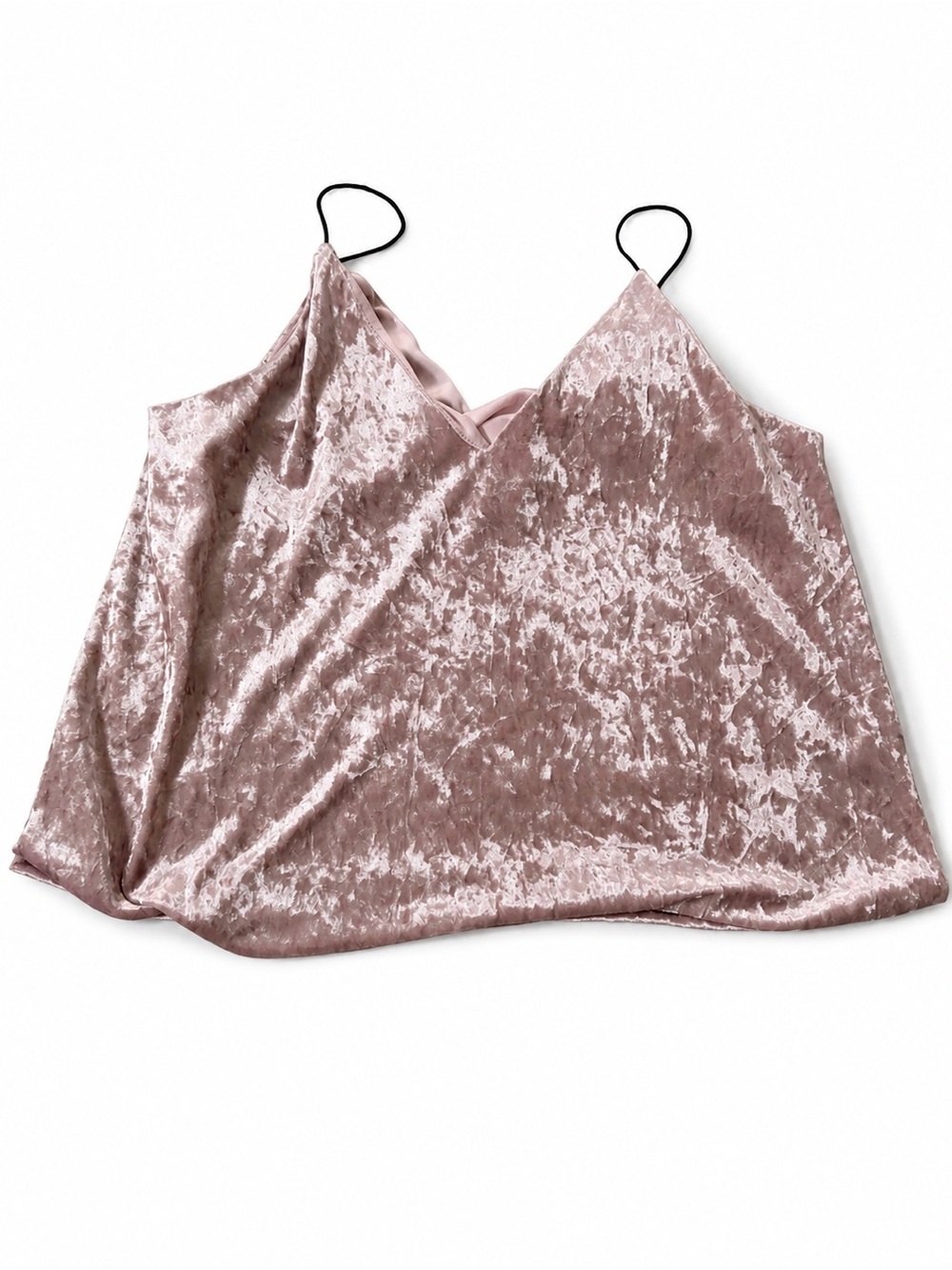 Sadie & Sage Crushed Velvet Cami in Dusty Rose